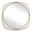 Uttermost Mirrors Estella White Round Mirror House of Isabella UK