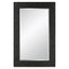 Uttermost Mirrors Everest Satin Black Mirror House of Isabella UK
