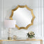Uttermost Mirrors Flare Brushed Brass Round Mirror House of Isabella UK