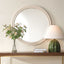 Uttermost Mirrors Florian Warm White Round Mirror House of Isabella UK