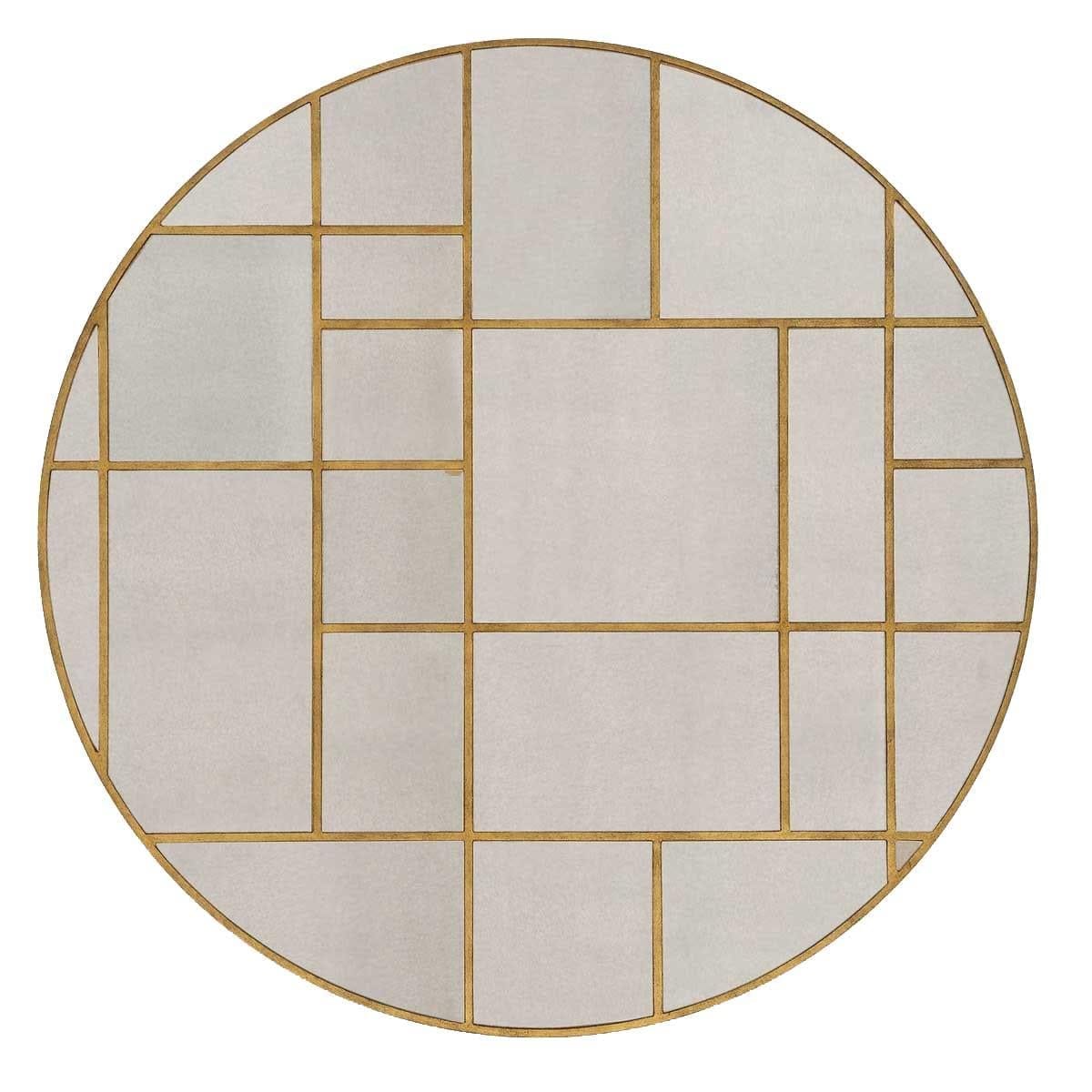 Uttermost Mirrors Geometric Round Mirror House of Isabella UK
