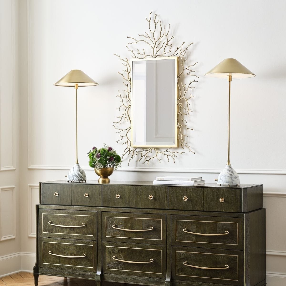 Uttermost Mirrors Golden Chestnut Mirror House of Isabella UK