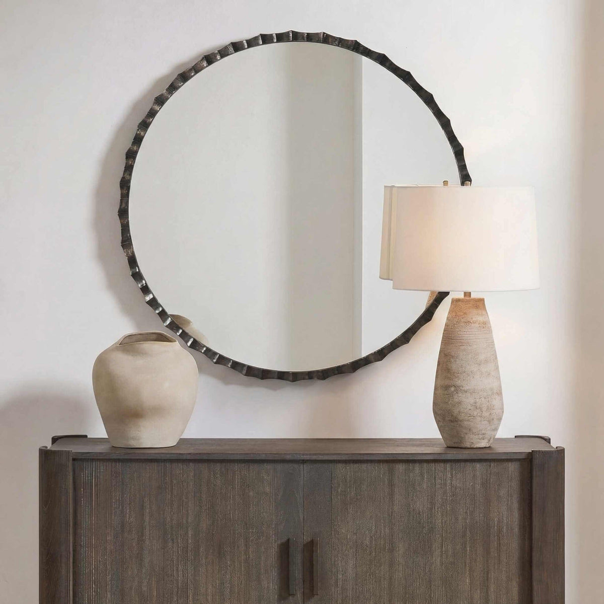Uttermost Mirrors Grander Round Mirror House of Isabella UK