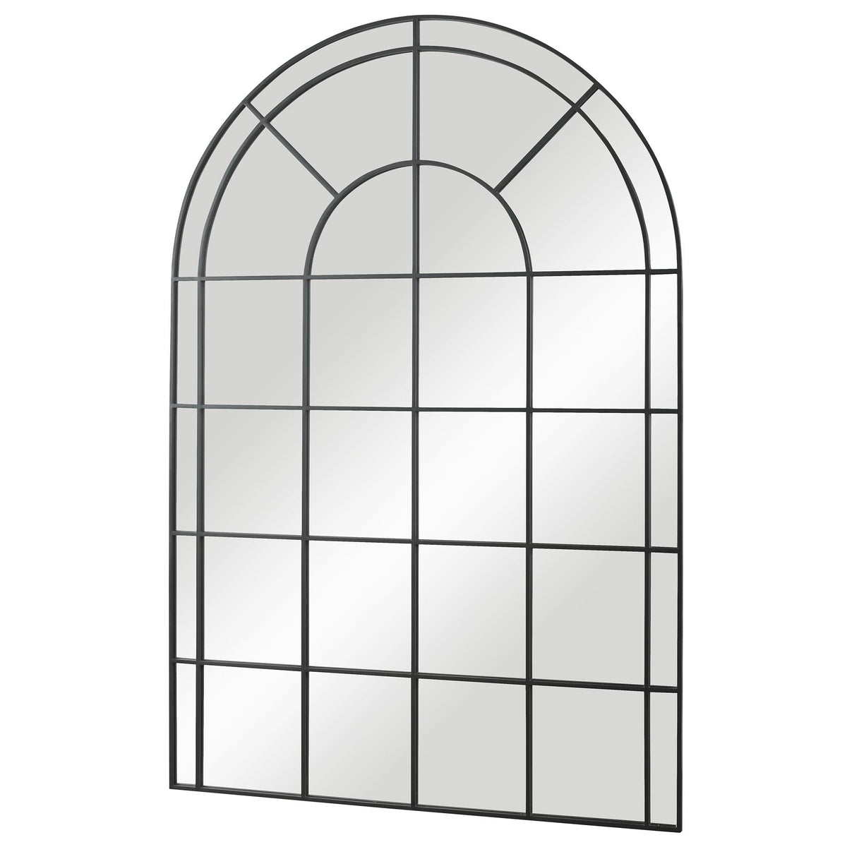 Uttermost Mirrors Grantola Black Arch Iron Mirror House of Isabella UK