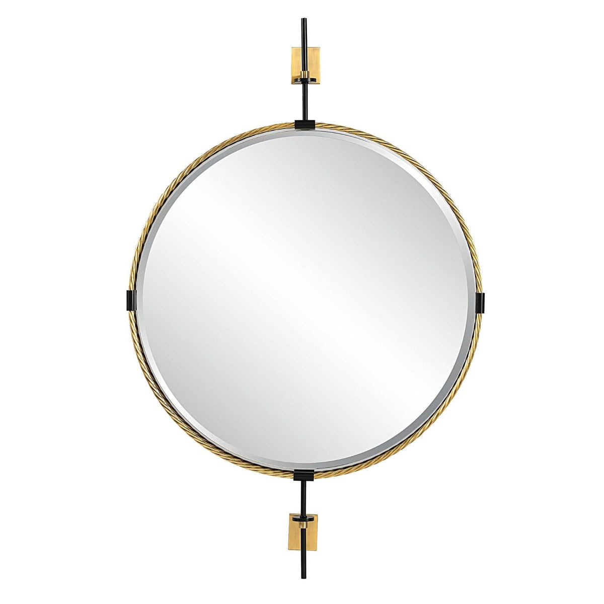 Uttermost Mirrors Guardrail Round Mirror House of Isabella UK