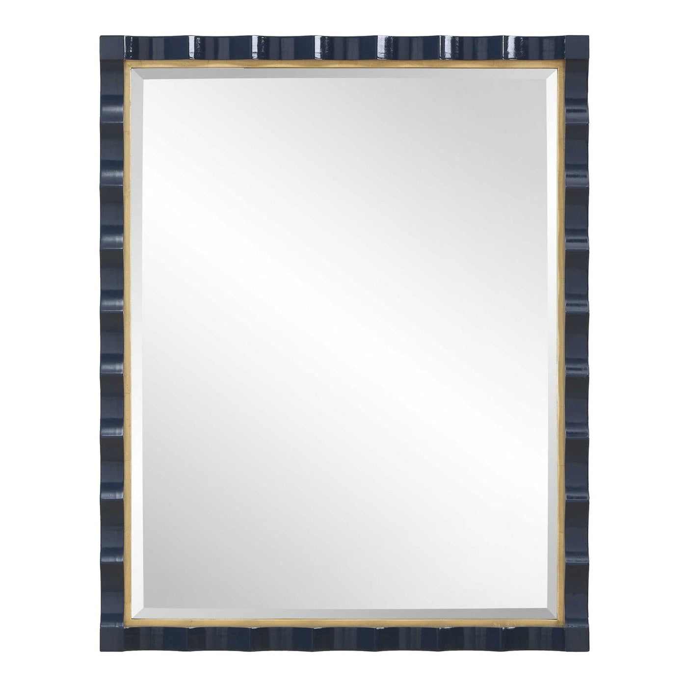 Uttermost Mirrors Gulf Mirror in Navy House of Isabella UK