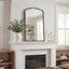 Uttermost Mirrors Hammered Antique Nickel Arch Mirror House of Isabella UK