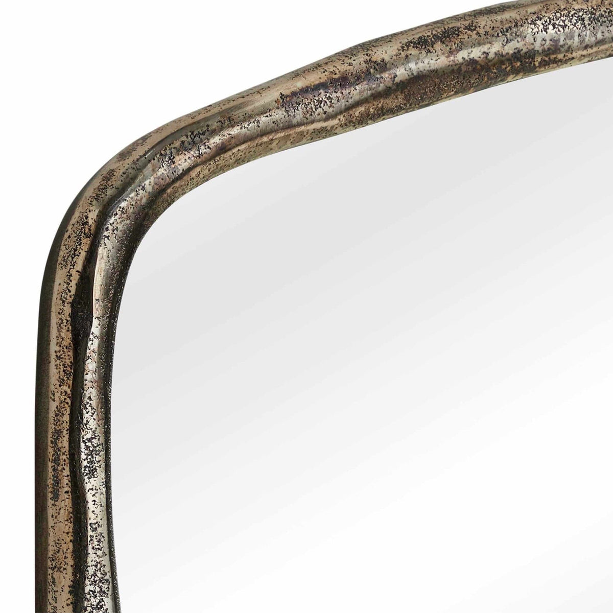Uttermost Mirrors Hammered Antique Nickel Arch Mirror House of Isabella UK