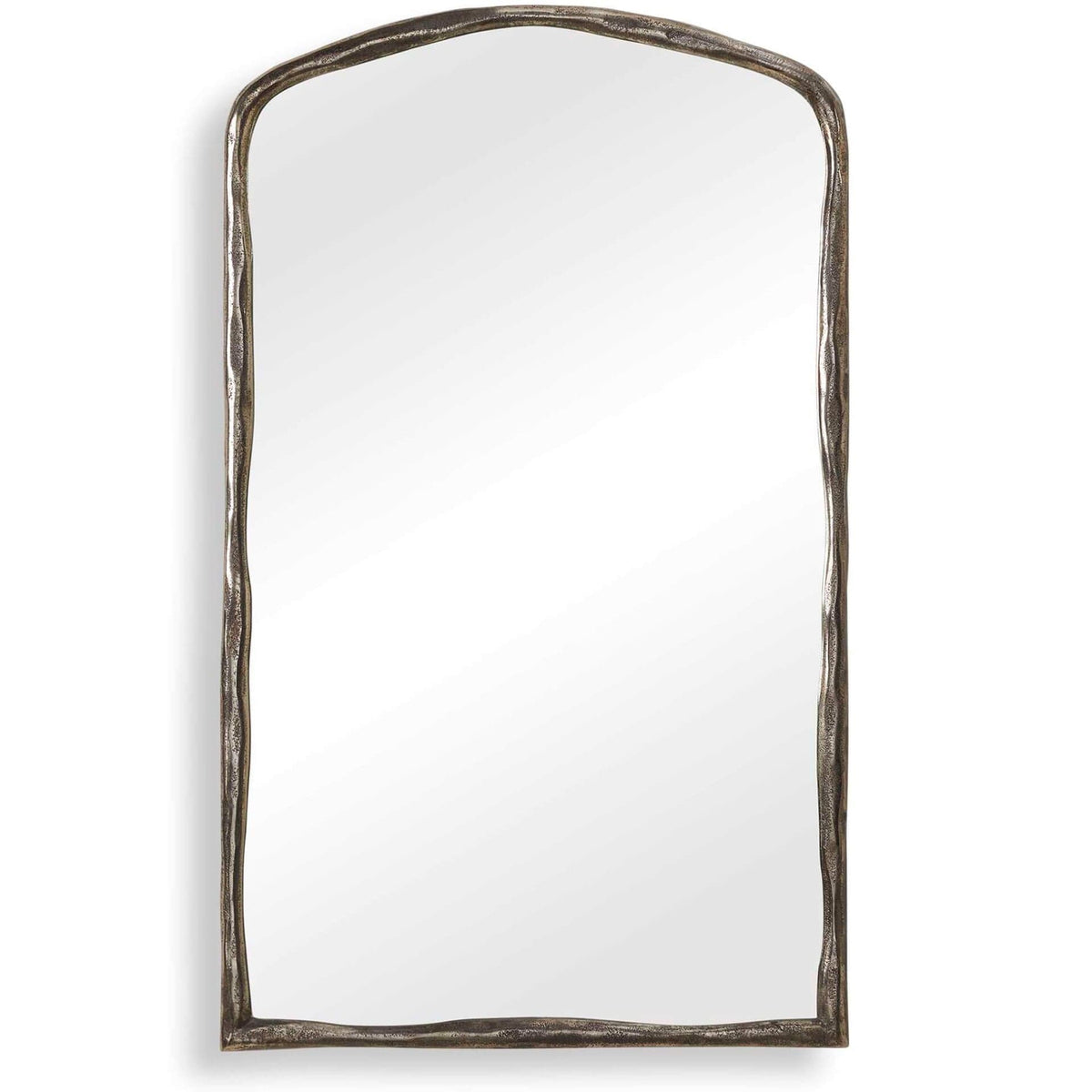 Uttermost Mirrors Hammered Antique Nickel Arch Mirror House of Isabella UK