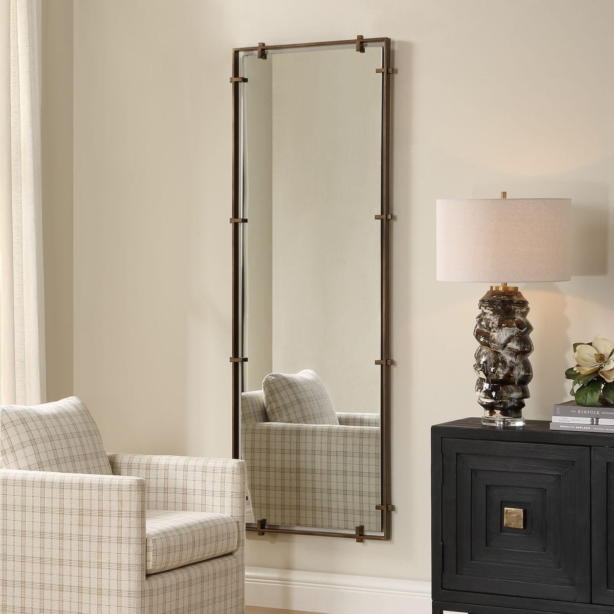 Uttermost Mirrors Hann Full Length Mirror in Bronze House of Isabella UK