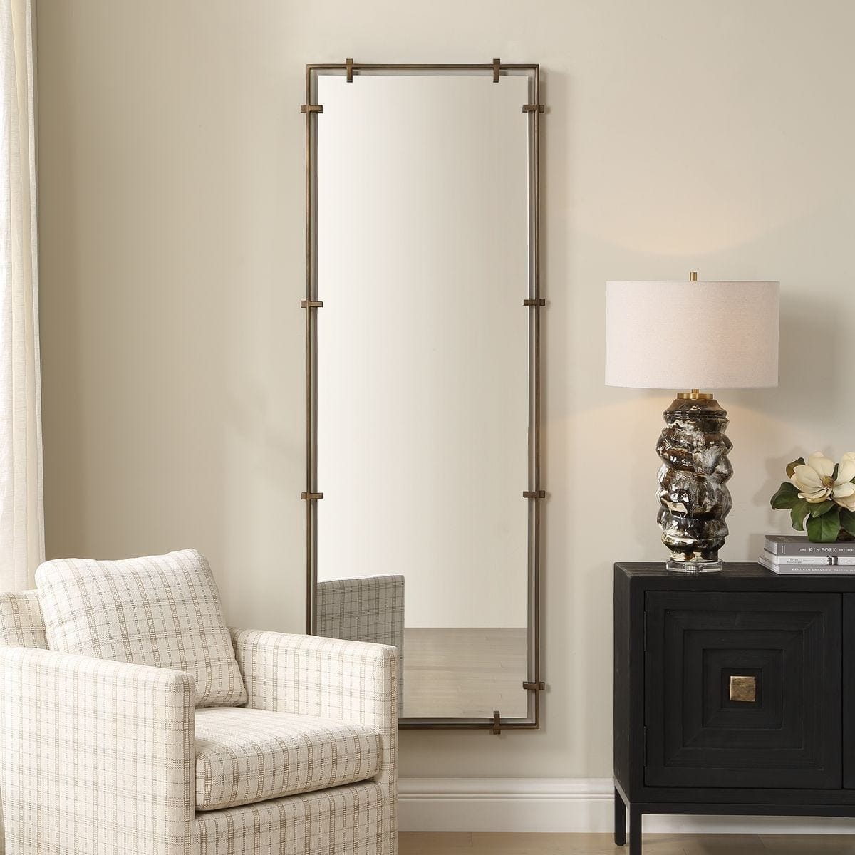 Uttermost Mirrors Hann Full Length Mirror in Bronze House of Isabella UK