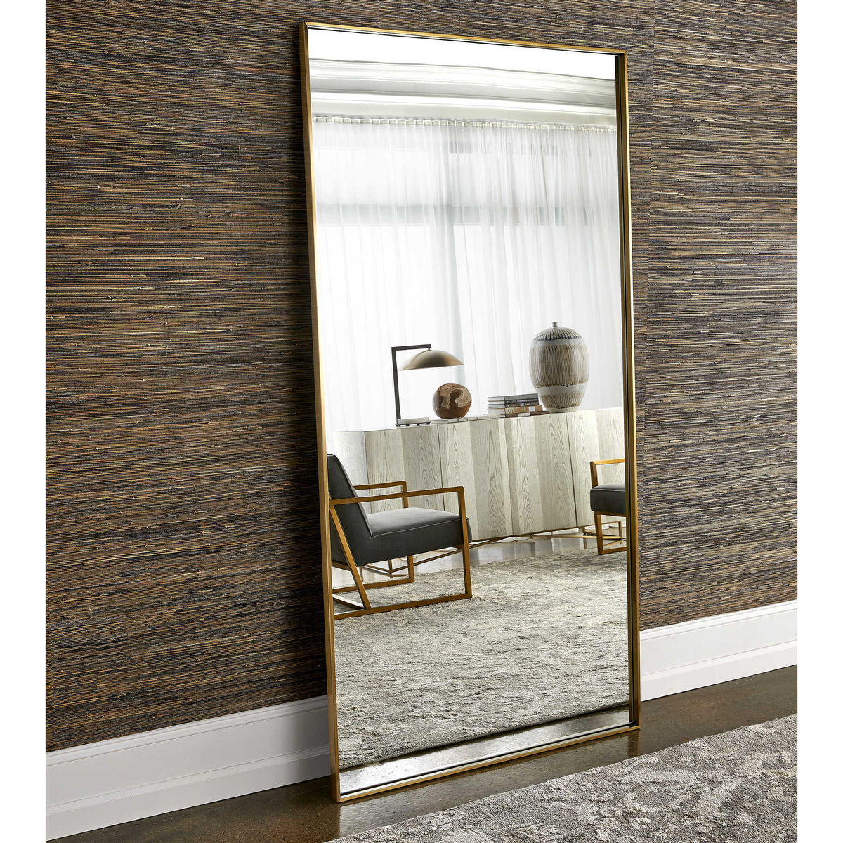 Uttermost Mirrors Harland Mirror - Brass House of Isabella UK