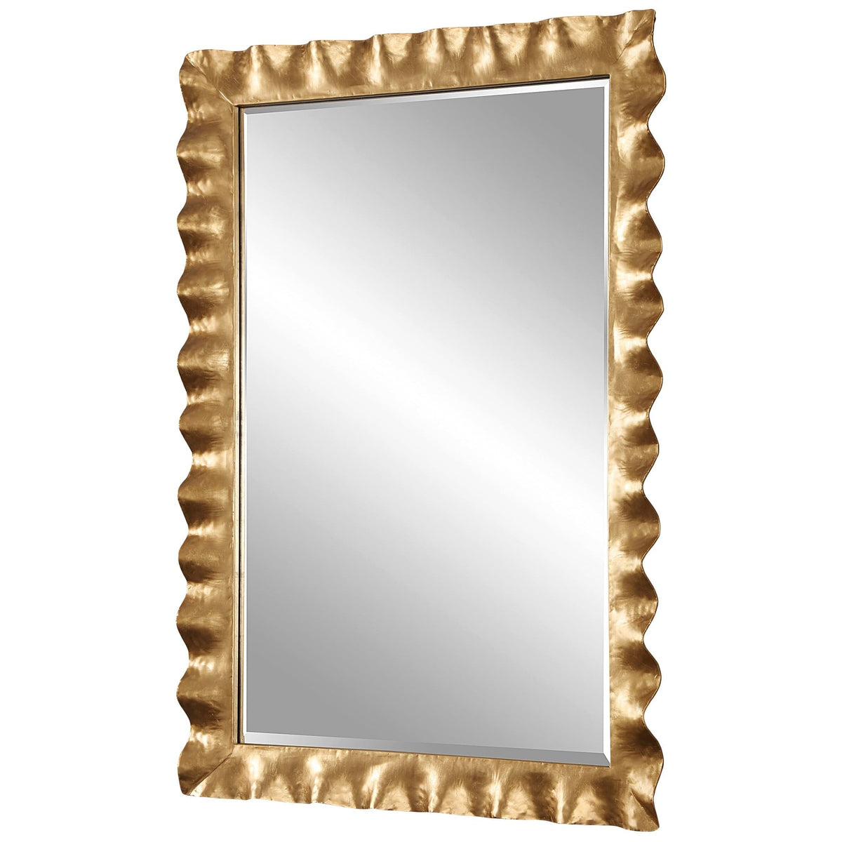Uttermost Mirrors Haya Scalloped Gold Mirror House of Isabella UK