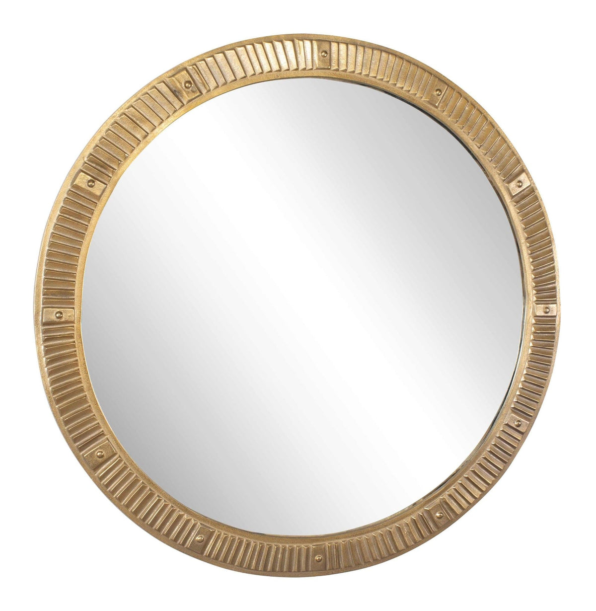 Uttermost Mirrors Heart Of Gold Round Mirror House of Isabella UK