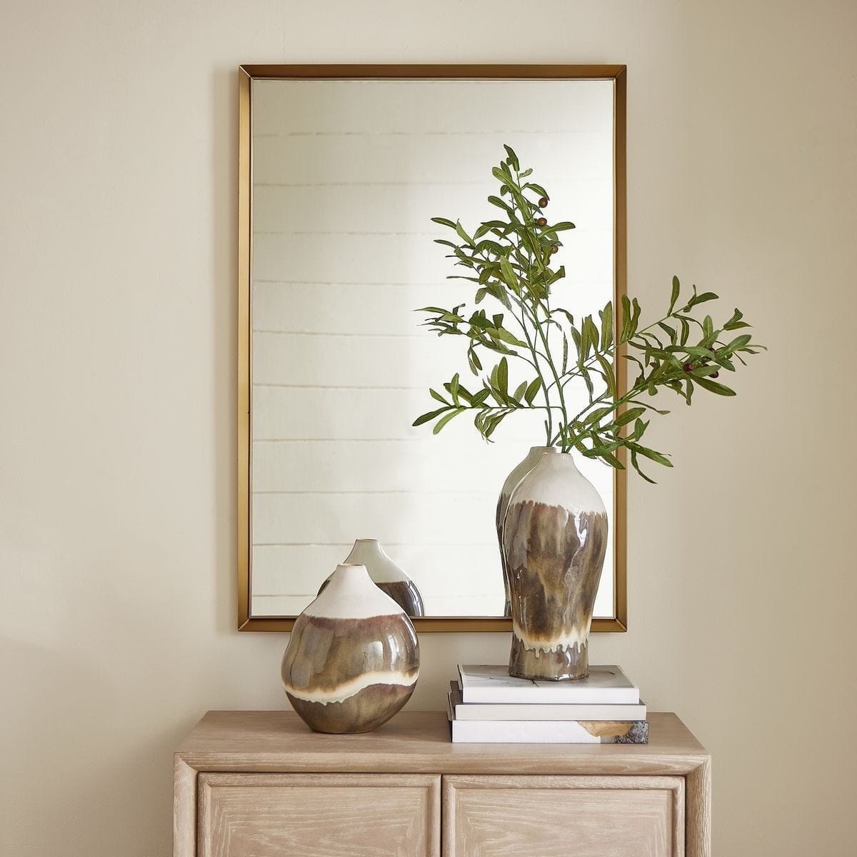 Uttermost Mirrors Heisler Brass Mirror House of Isabella UK