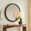 Uttermost Mirrors Helia Brass Round Mirror House of Isabella UK