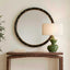 Uttermost Mirrors Helia Brass Round Mirror House of Isabella UK