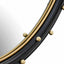 Uttermost Mirrors Helia Brass Round Mirror House of Isabella UK