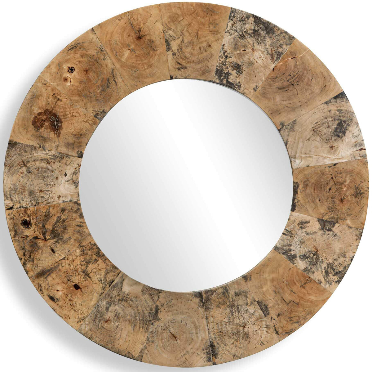 Uttermost Mirrors Hiram Round Wood Mirror House of Isabella UK