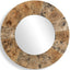 Uttermost Mirrors Hiram Round Wood Mirror House of Isabella UK