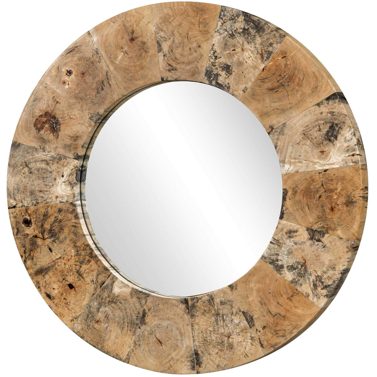 Uttermost Mirrors Hiram Round Wood Mirror House of Isabella UK