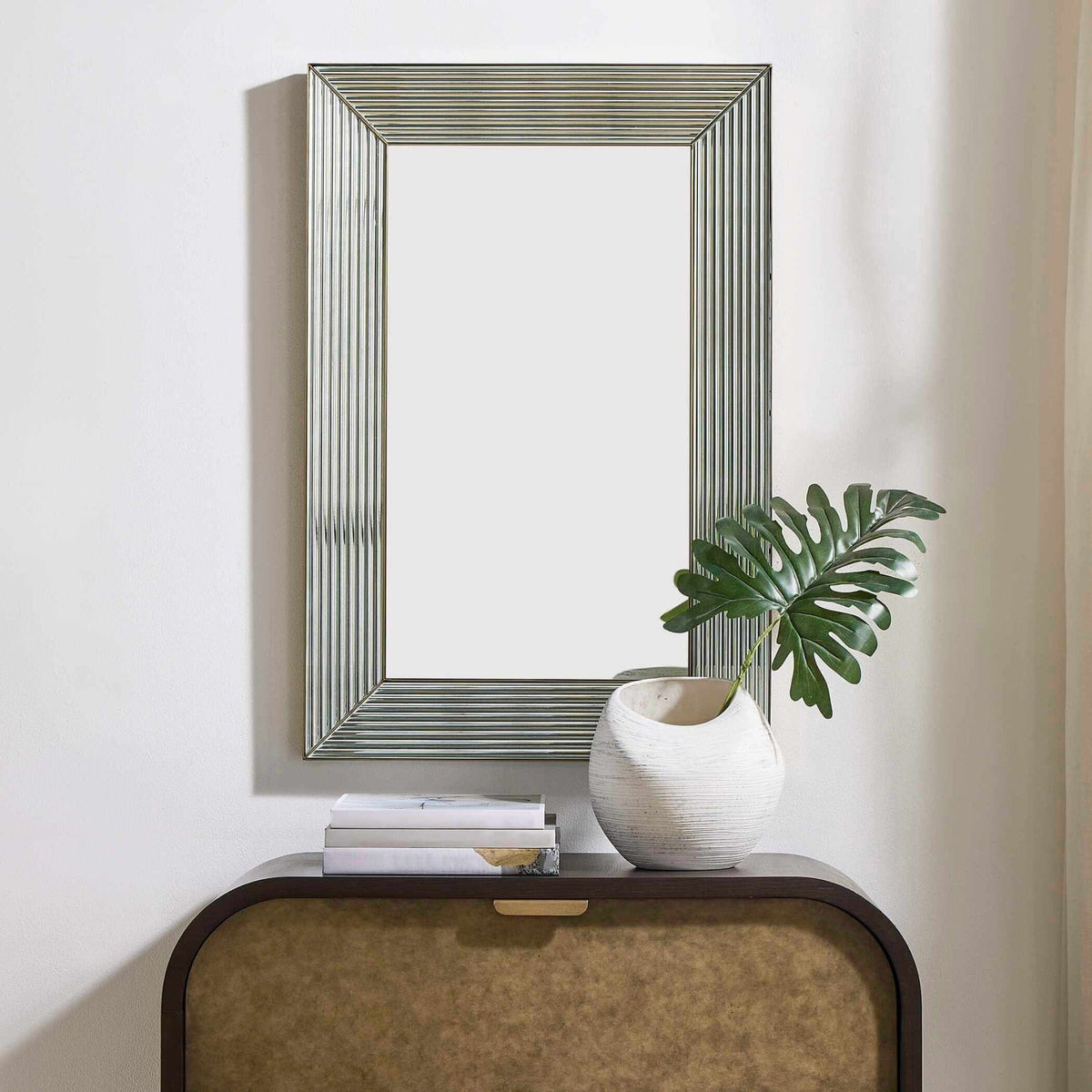 Uttermost Mirrors Illuminate Antique Brass Mirror House of Isabella UK
