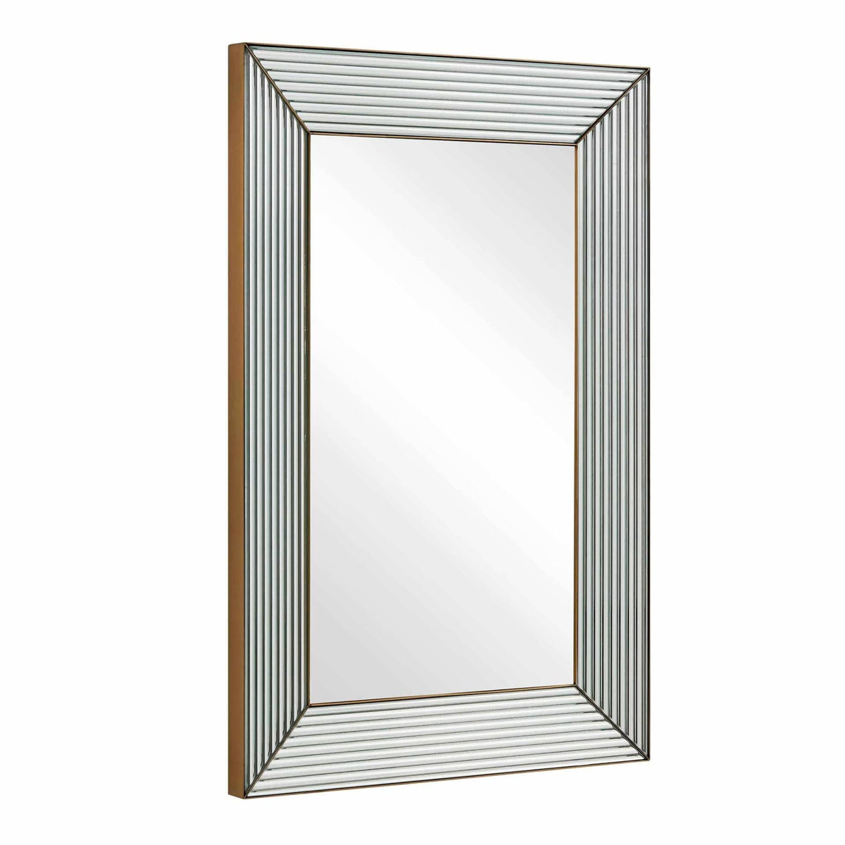 Uttermost Mirrors Illuminate Antique Brass Mirror House of Isabella UK