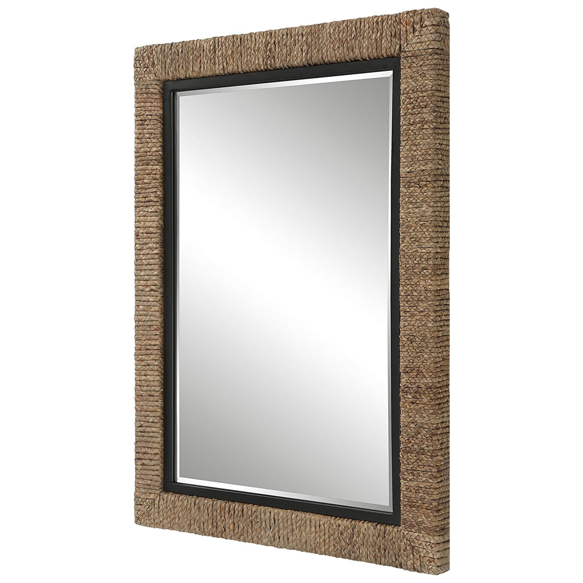 Uttermost Mirrors Island Braided Straw Mirror House of Isabella UK