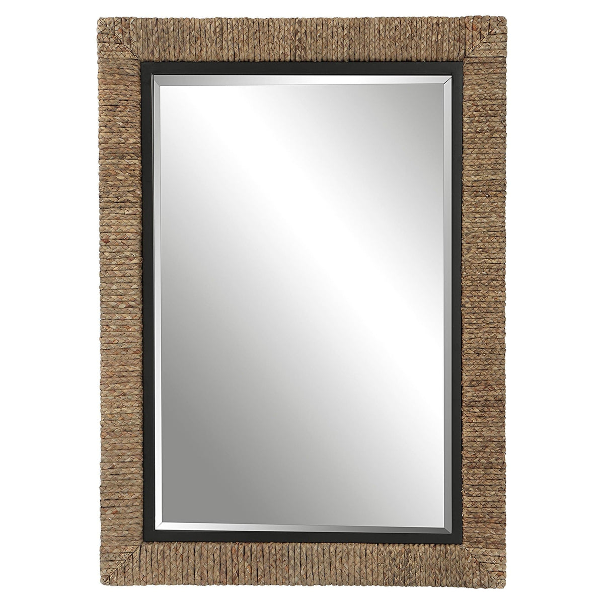 Uttermost Mirrors Island Braided Straw Mirror House of Isabella UK