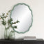 Uttermost Mirrors Isly Oval Mirror in Robin's Egg Blue House of Isabella UK