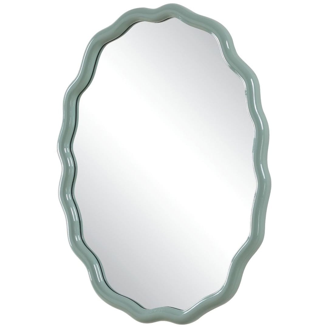 Uttermost Mirrors Isly Oval Mirror in Robin's Egg Blue House of Isabella UK
