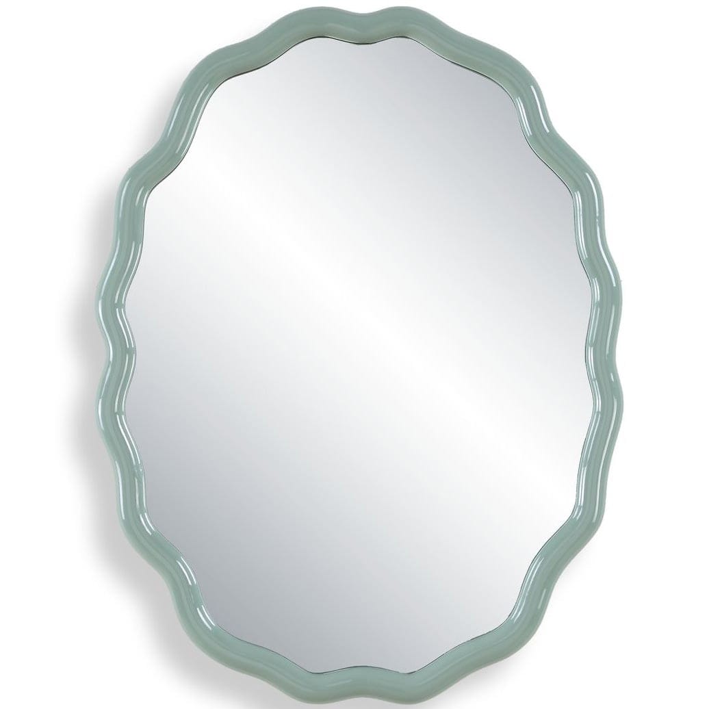 Uttermost Mirrors Isly Oval Mirror in Robin's Egg Blue House of Isabella UK