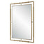 Uttermost Mirrors It's All Connected Rectangle Brass Mirror House of Isabella UK