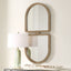 Uttermost Mirrors Jacques Art Deco Gold Mirror House of Isabella UK