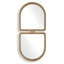 Uttermost Mirrors Jacques Art Deco Gold Mirror House of Isabella UK