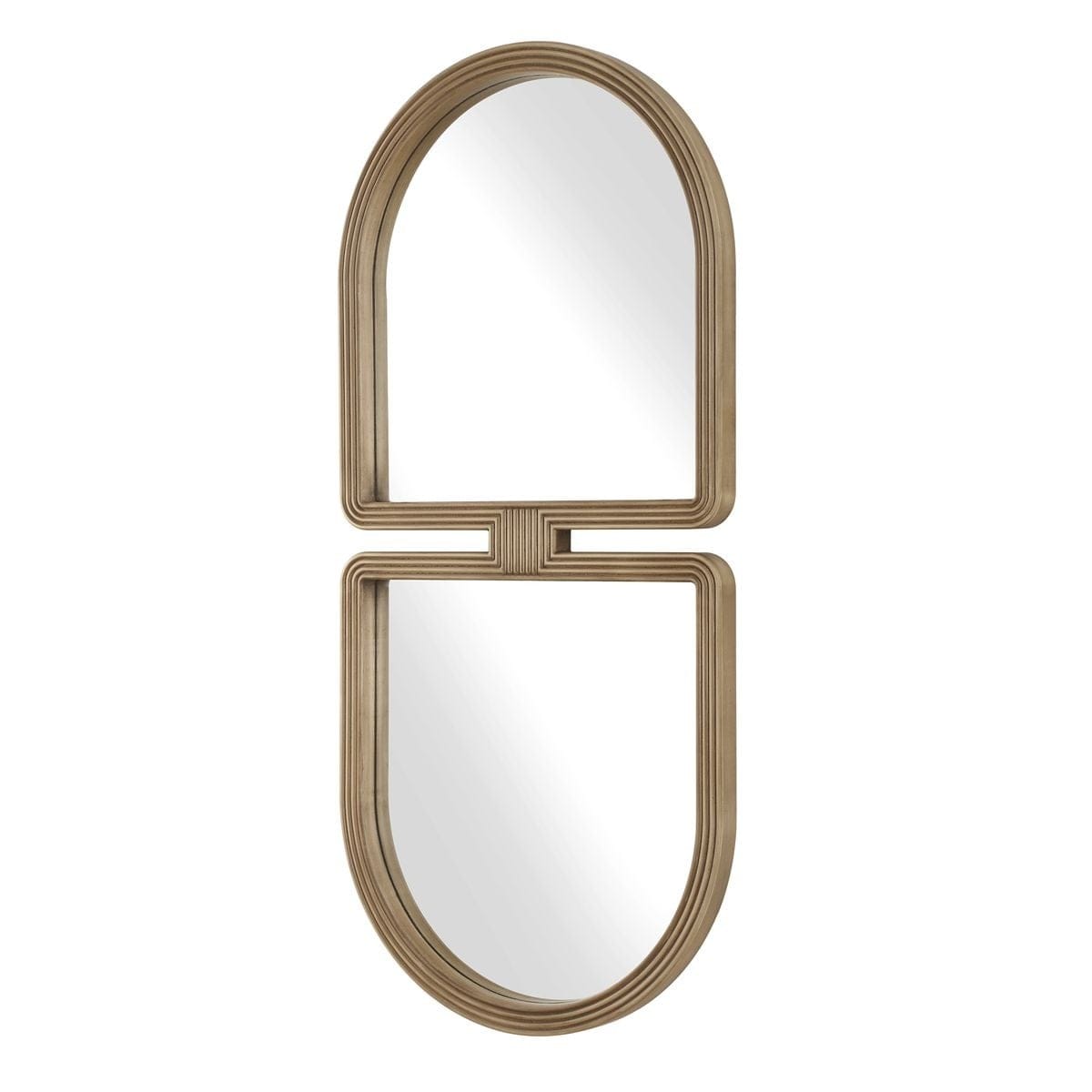Uttermost Mirrors Jacques Art Deco Gold Mirror House of Isabella UK