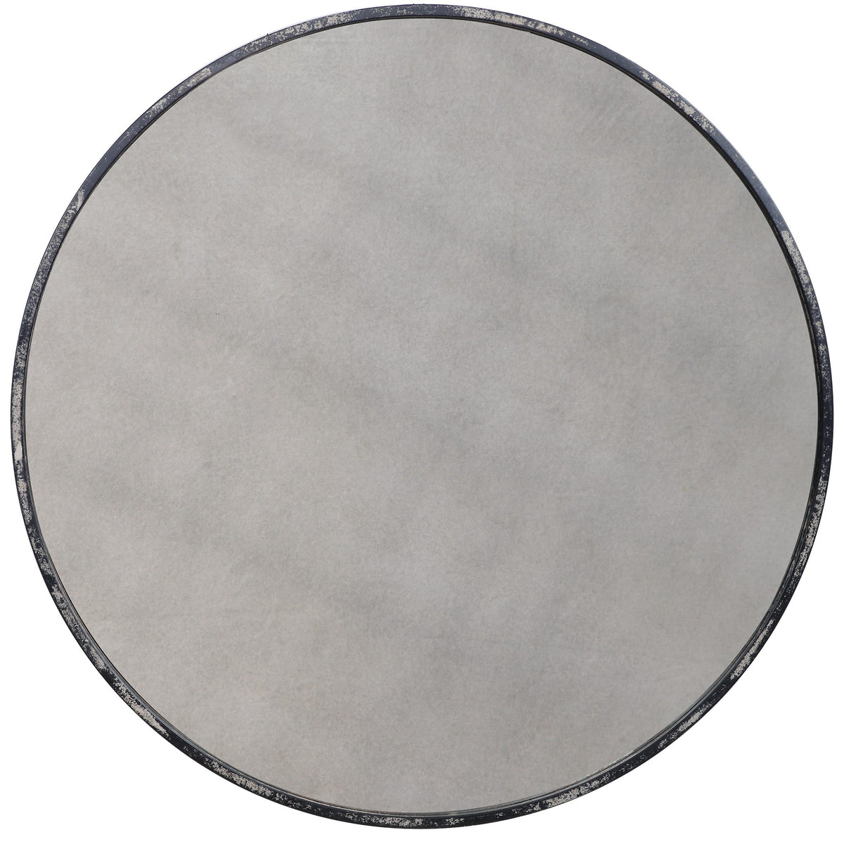 Uttermost Mirrors Junius Antique White Round Mirror House of Isabella UK