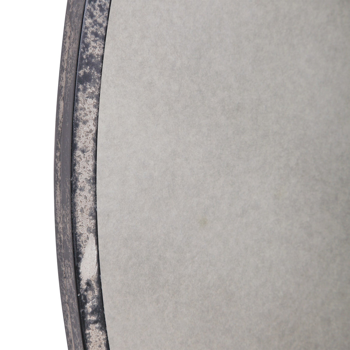 Uttermost Mirrors Junius Antique White Round Mirror House of Isabella UK