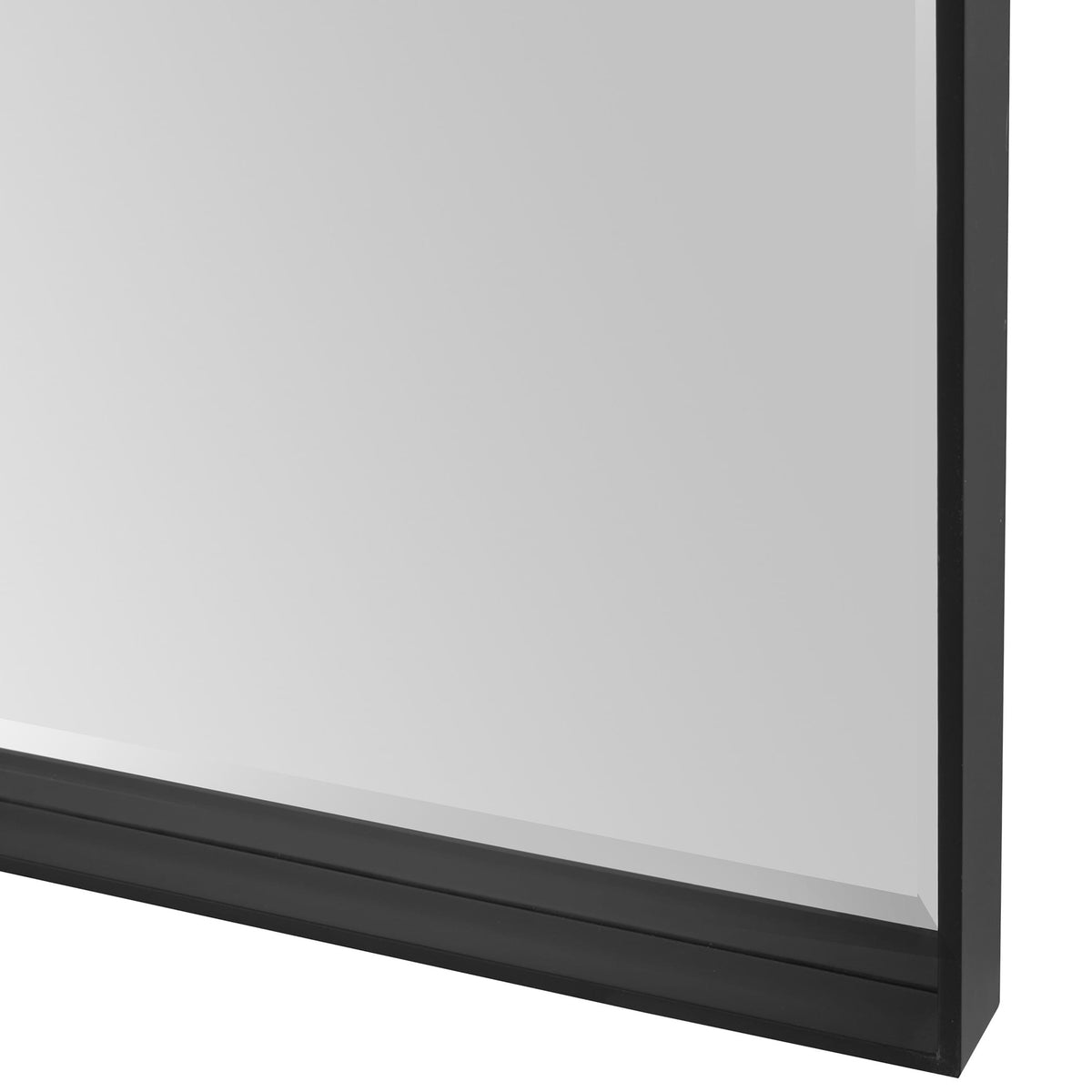 Uttermost Mirrors Kahn Oversized Black Rectangular Mirror House of Isabella UK