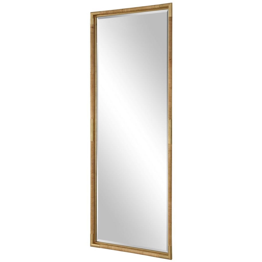 Uttermost Mirrors Kampar Full Length Rattan Tall Mirror House of Isabella UK