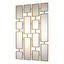 Uttermost Mirrors Kennon Forged Gold Rectangles Mirror House of Isabella UK