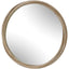 Uttermost Mirrors Landry Round Light Wood Mirror House of Isabella UK