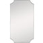Uttermost Mirrors Lennox Brass Scalloped Corner Mirror House of Isabella UK
