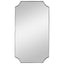 Uttermost Mirrors Lennox Nickel Scalloped Corner Mirror House of Isabella UK