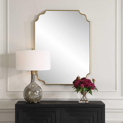 Uttermost Mirrors Lennyn Gold Vanity Mirror House of Isabella UK