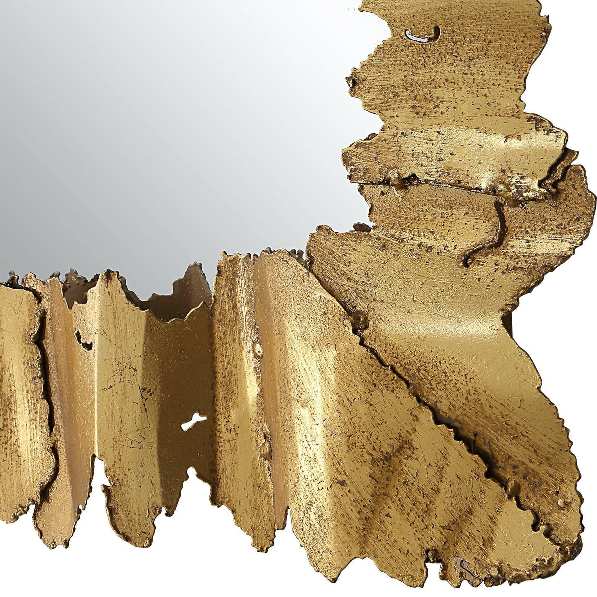 Lev Antique Gold Mirror.