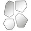 Uttermost Mirrors Linneah Black Mirrors, Set/4 House of Isabella UK