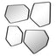 Uttermost Mirrors Linneah Black Mirrors, Set/4 House of Isabella UK