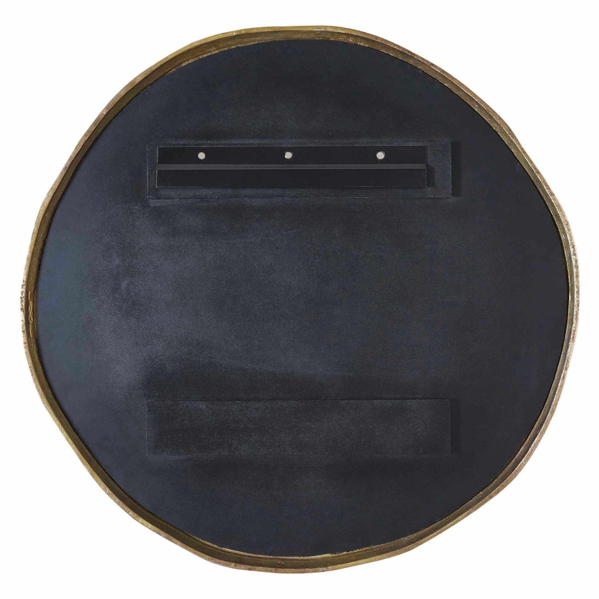 Uttermost Mirrors Lowen Round Brass Mirror House of Isabella UK