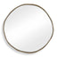 Uttermost Mirrors Lowen Round Brass Mirror House of Isabella UK